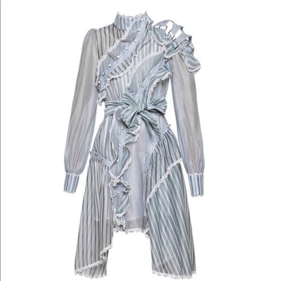 Atelier Janelle Dress with extra ruffle slip layer - Picture 2 of 6